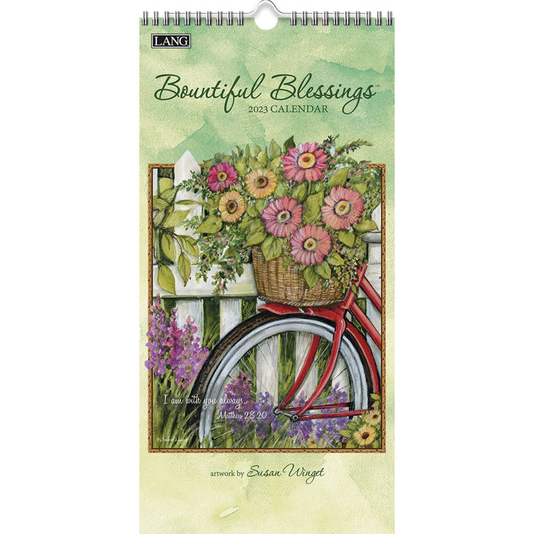 Lang Bountiful Blessings 2023 Calendar Wall Décor Wayfair